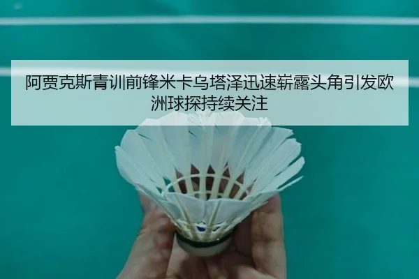 阿贾克斯青训前锋米卡乌塔泽迅速崭露头角引发欧洲球探持续关注